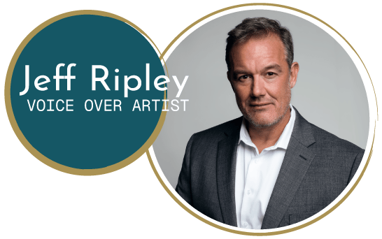 Jeff Ripley Voice Over Artist Branding Logo